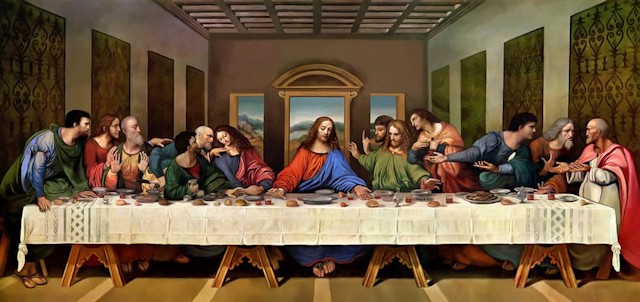 The Last Supper painting by Leonardo da Vinci