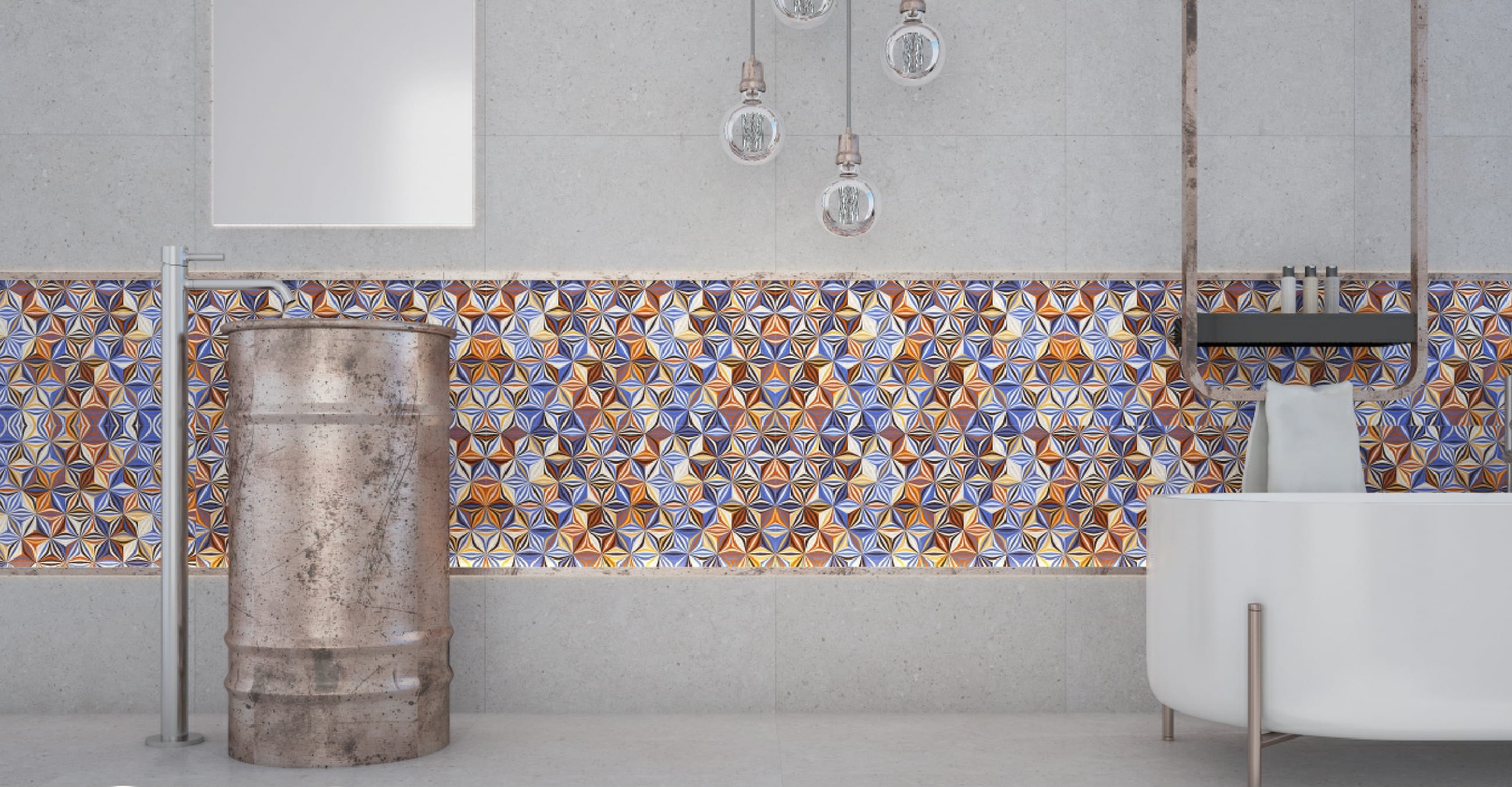 Surefire design ideas to enrich your tiles for your Small Bathroom.