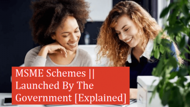 MSME Schemes || Launched By The Government [Explained]